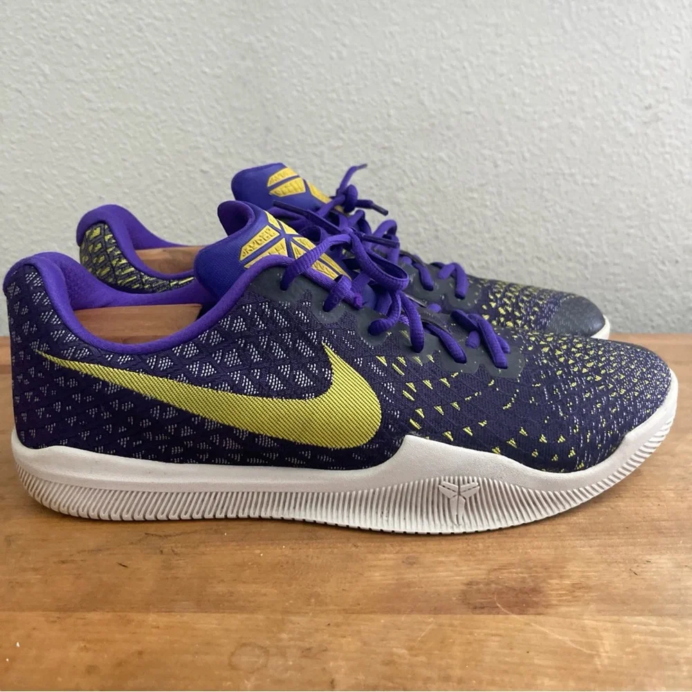 Nike Kobe Mamba Instinct Rage Court Fierce Purple Mens Sneakers 11.5 852473-500 - Picture 4 of 13